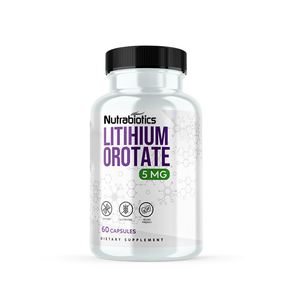 Lithium Orotate 5mg Per Vegetable Capsule